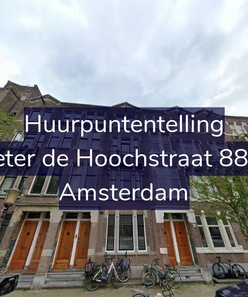 Foto gevel Huurpuntentelling voor Pieter de Hoochstraat 88-H, Amsterdam