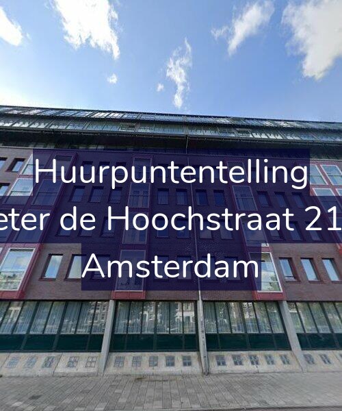 Foto gevel Huurpuntentelling voor Pieter de Hoochstraat 21-C, Amsterdam