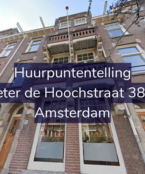 Foto gevel Huurpuntentelling voor Pieter de Hoochstraat 38-H, Amsterdam