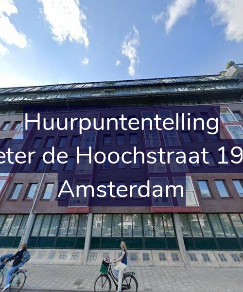 Foto gevel Huurpuntentelling voor Pieter de Hoochstraat 19-C, Amsterdam