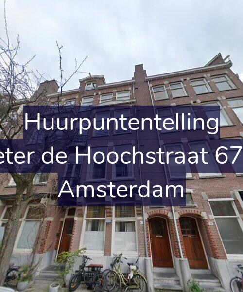 Foto gevel Huurpuntentelling voor Pieter de Hoochstraat 67-D, Amsterdam