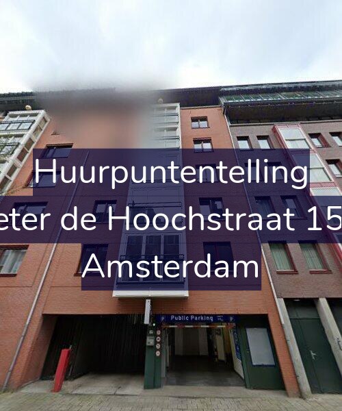 Foto gevel Huurpuntentelling voor Pieter de Hoochstraat 15-K, Amsterdam