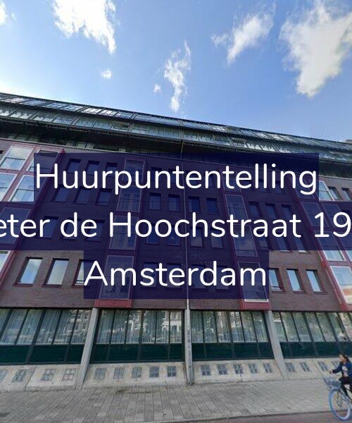 Foto gevel Huurpuntentelling voor Pieter de Hoochstraat 19-D, Amsterdam