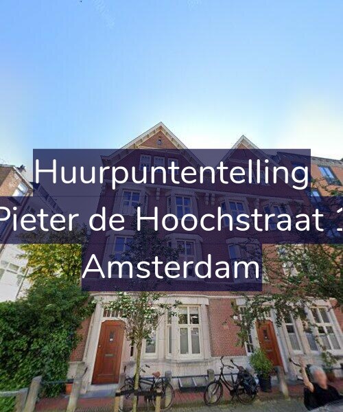 Foto gevel Huurpuntentelling voor Pieter de Hoochstraat 1, Amsterdam