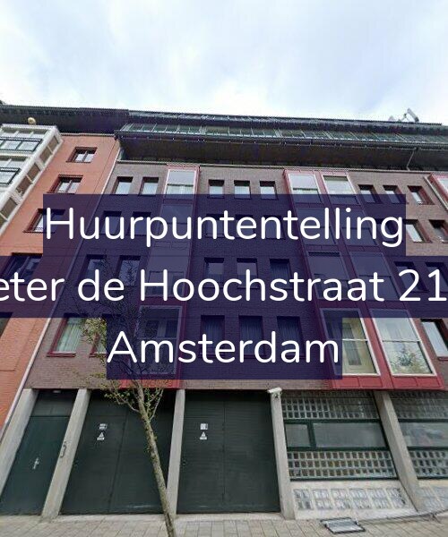Foto gevel Huurpuntentelling voor Pieter de Hoochstraat 21-G, Amsterdam
