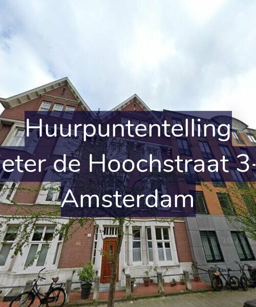 Foto gevel Huurpuntentelling voor Pieter de Hoochstraat 3-2, Amsterdam