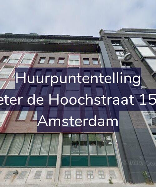 Foto gevel Huurpuntentelling voor Pieter de Hoochstraat 15-C, Amsterdam
