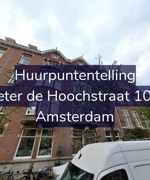 Foto gevel Huurpuntentelling voor Pieter de Hoochstraat 10-3, Amsterdam