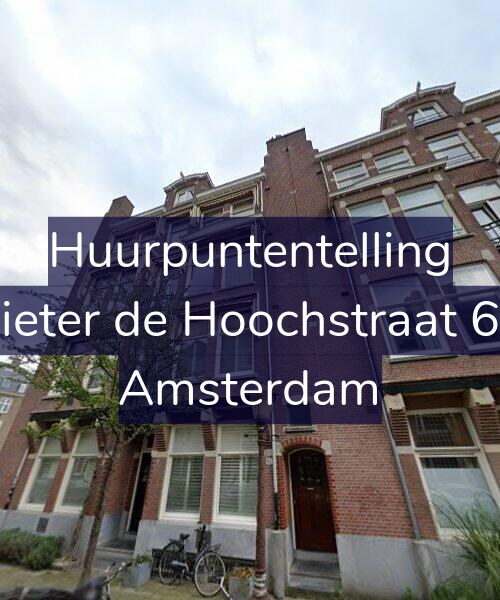 Foto gevel Huurpuntentelling voor Pieter de Hoochstraat 63, Amsterdam