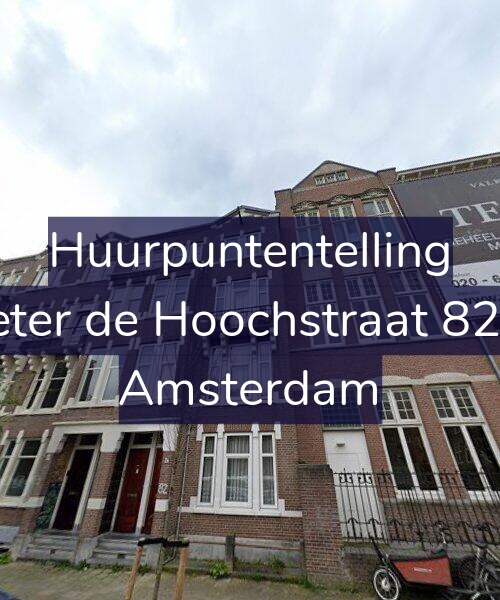Foto gevel Huurpuntentelling voor Pieter de Hoochstraat 82-H, Amsterdam