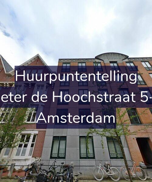 Foto gevel Huurpuntentelling voor Pieter de Hoochstraat 5-K, Amsterdam
