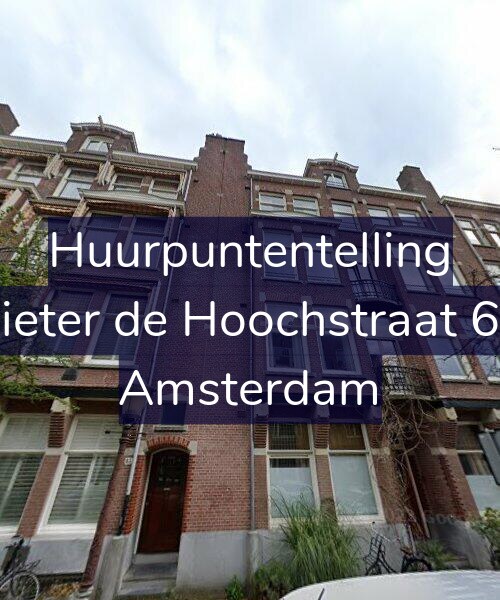 Foto gevel Huurpuntentelling voor Pieter de Hoochstraat 65, Amsterdam