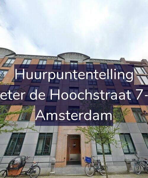 Foto gevel Huurpuntentelling voor Pieter de Hoochstraat 7-D, Amsterdam
