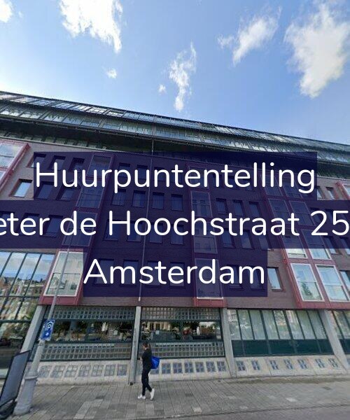 Foto gevel Huurpuntentelling voor Pieter de Hoochstraat 25-D, Amsterdam