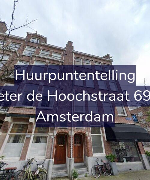 Foto gevel Huurpuntentelling voor Pieter de Hoochstraat 69-1, Amsterdam