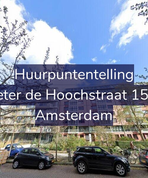 Foto gevel Huurpuntentelling voor Pieter de Hoochstraat 15-A, Amsterdam