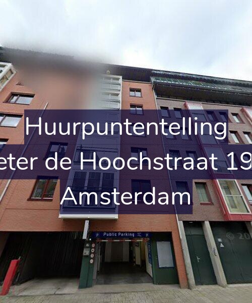 Foto gevel Huurpuntentelling voor Pieter de Hoochstraat 19-E, Amsterdam