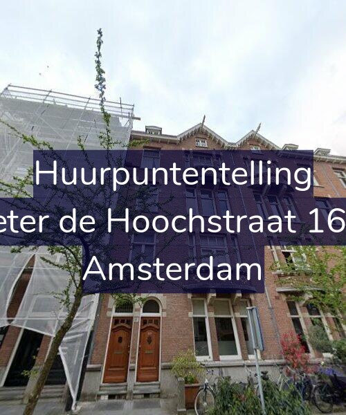 Foto gevel Huurpuntentelling voor Pieter de Hoochstraat 16-H, Amsterdam