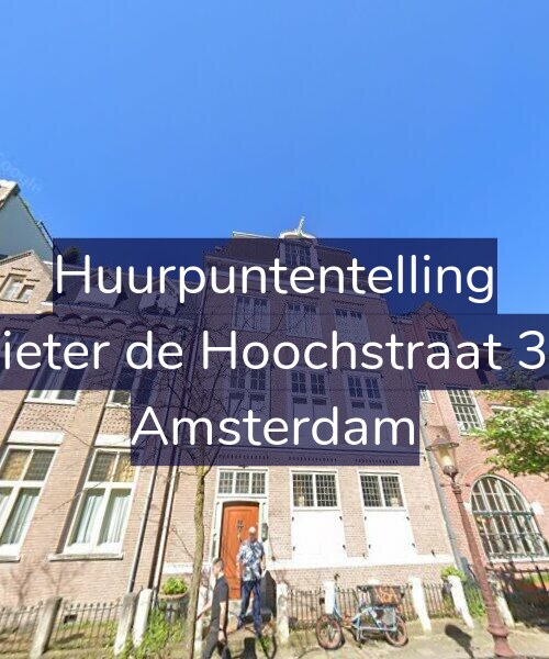 Foto gevel Huurpuntentelling voor Pieter de Hoochstraat 30, Amsterdam