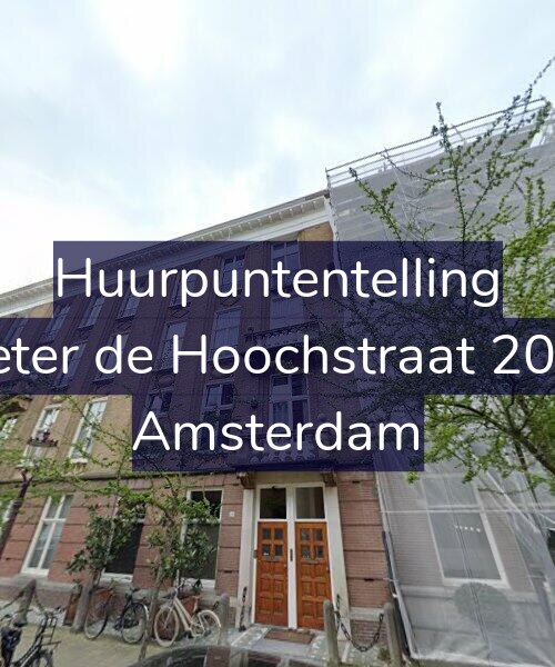 Foto gevel Huurpuntentelling voor Pieter de Hoochstraat 20-H, Amsterdam