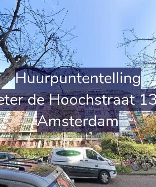 Foto gevel Huurpuntentelling voor Pieter de Hoochstraat 13-E, Amsterdam