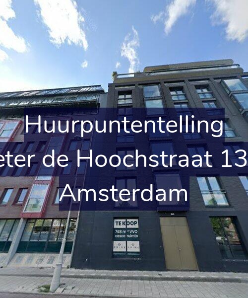 Foto gevel Huurpuntentelling voor Pieter de Hoochstraat 13-D, Amsterdam