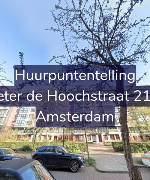 Foto gevel Huurpuntentelling voor Pieter de Hoochstraat 21-K, Amsterdam