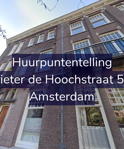 Foto gevel Huurpuntentelling voor Pieter de Hoochstraat 50, Amsterdam