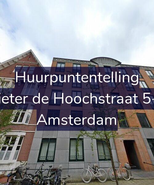 Foto gevel Huurpuntentelling voor Pieter de Hoochstraat 5-F, Amsterdam