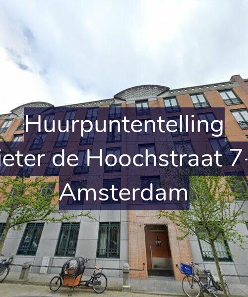 Foto gevel Huurpuntentelling voor Pieter de Hoochstraat 7-F, Amsterdam