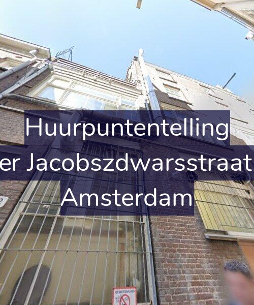 Foto gevel Huurpuntentelling voor Pieter Jacobszdwarsstraat 2-3, Amsterdam