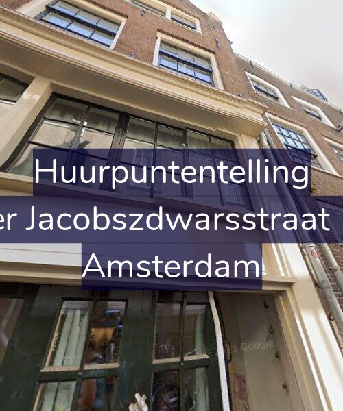 Foto gevel Huurpuntentelling voor Pieter Jacobszdwarsstraat 17-1, Amsterdam
