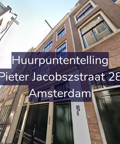 Foto gevel Huurpuntentelling voor Pieter Jacobszstraat 28, Amsterdam