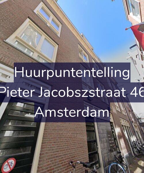 Foto gevel Huurpuntentelling voor Pieter Jacobszstraat 46, Amsterdam