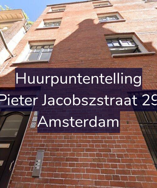 Foto gevel Huurpuntentelling voor Pieter Jacobszstraat 29, Amsterdam