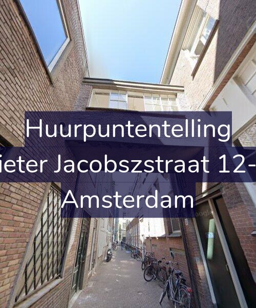 Foto gevel Huurpuntentelling voor Pieter Jacobszstraat 12-C, Amsterdam