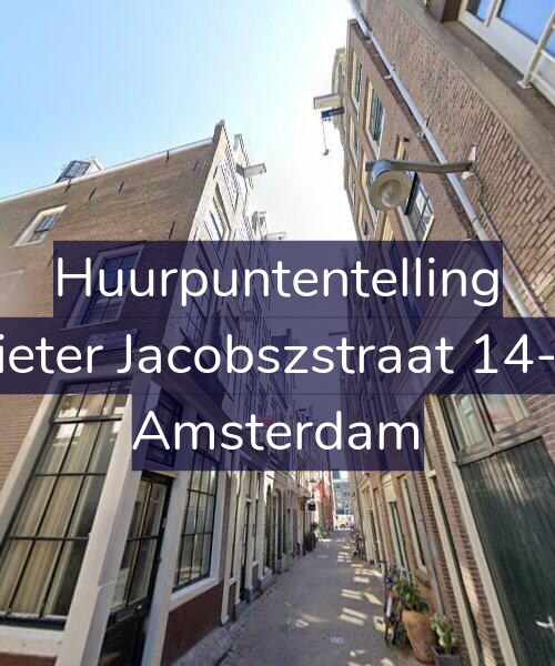 Foto gevel Huurpuntentelling voor Pieter Jacobszstraat 14-B, Amsterdam