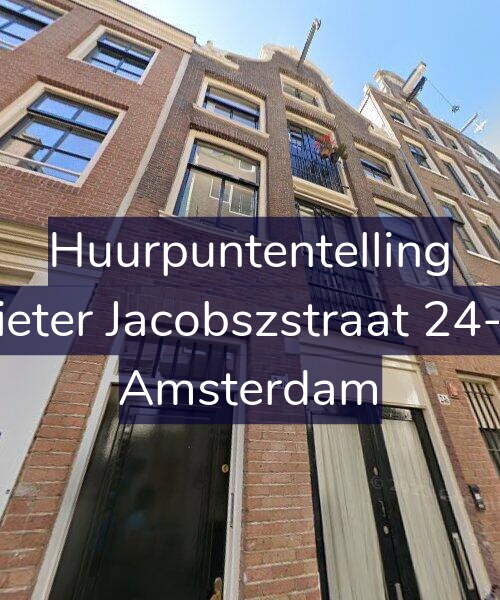 Foto gevel Huurpuntentelling voor Pieter Jacobszstraat 24-B, Amsterdam