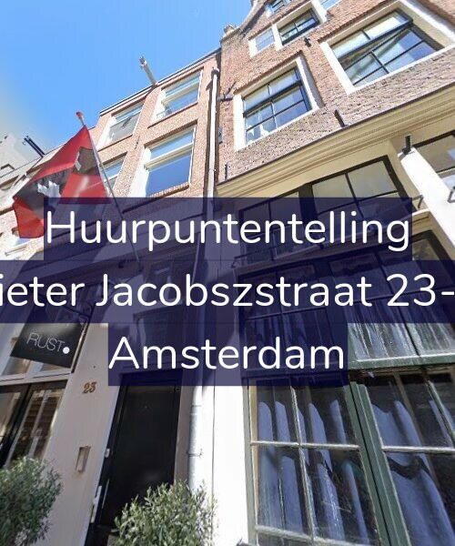 Foto gevel Huurpuntentelling voor Pieter Jacobszstraat 23-B, Amsterdam