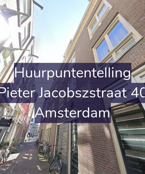 Foto gevel Huurpuntentelling voor Pieter Jacobszstraat 40, Amsterdam