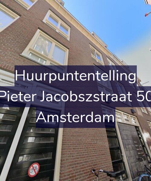 Foto gevel Huurpuntentelling voor Pieter Jacobszstraat 50, Amsterdam