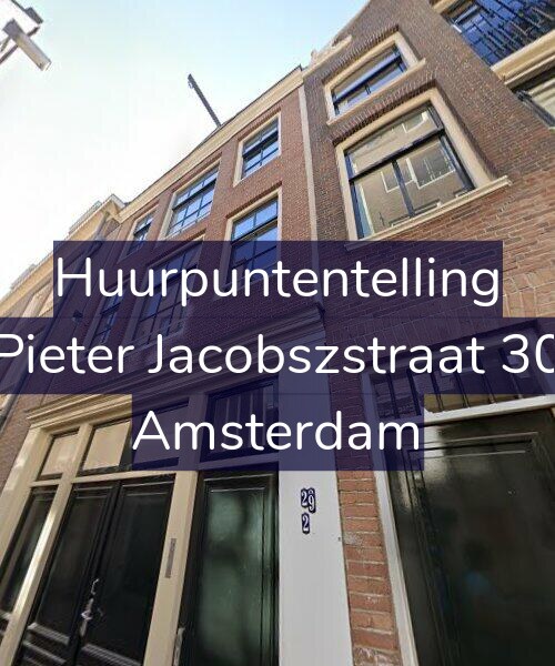Foto gevel Huurpuntentelling voor Pieter Jacobszstraat 30, Amsterdam