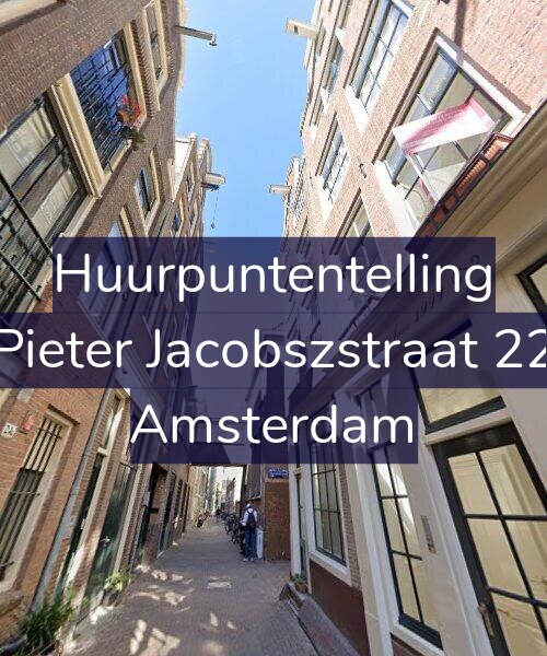 Foto gevel Huurpuntentelling voor Pieter Jacobszstraat 22, Amsterdam