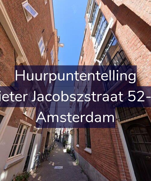 Foto gevel Huurpuntentelling voor Pieter Jacobszstraat 52-A, Amsterdam