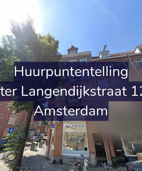 Foto gevel Huurpuntentelling voor Pieter Langendijkstraat 12-2, Amsterdam