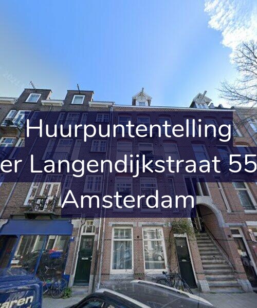 Foto gevel Huurpuntentelling voor Pieter Langendijkstraat 55-4B, Amsterdam