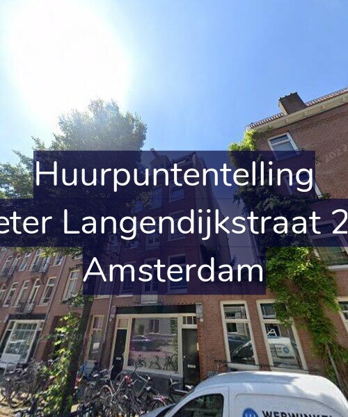 Foto gevel Huurpuntentelling voor Pieter Langendijkstraat 2-2, Amsterdam