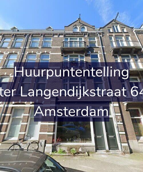 Foto gevel Huurpuntentelling voor Pieter Langendijkstraat 64-H, Amsterdam
