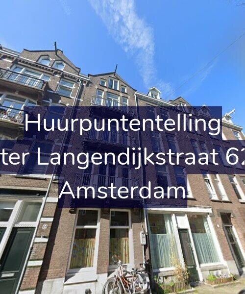 Foto gevel Huurpuntentelling voor Pieter Langendijkstraat 62-4, Amsterdam