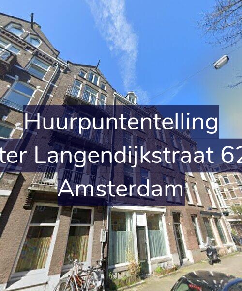 Foto gevel Huurpuntentelling voor Pieter Langendijkstraat 62-H, Amsterdam